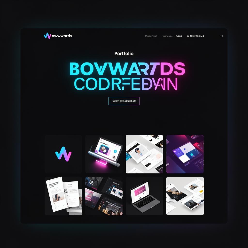 Portfolio template preview
